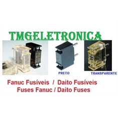 A60L-0001-290 - FUSE Fanuc and GE Fanuc alarm indicator parts,Fusível para Fanuc, Fuji, Okuma e outros fabricantes CNC,Robot - A60L-0001-0290 - Fuse Alarm A60L-0001-0290#LM10 (1.0 Amp) Transparente/Black